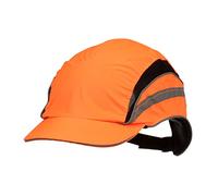 3M™ First Base™ 3 Gorra de protección 2021101, Extra, Azul Marino, Visera Recortada, 55 mm (Paquete de 6)