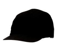 3M First Base + Gorra de protección, negro, con visera recortada 55 mm, 2014284