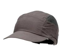 3M First Base y Gorra de protección, gris, con visera estándar 70 mm, 2014298