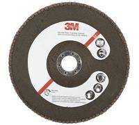 3M Flap Disc 747D, grano de cerámica, paquete de 1 unidad, naranja, 1