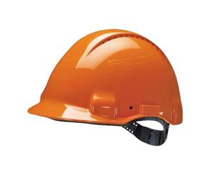 3M G3000CUV-OR - G3000 Casco naranja, arnés estándar y banda sudor plástico