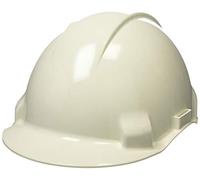 3M G3001NUV-VI - G3001 Casco, sin ventilación, blanco, con arnés de ruleta y banda sudor plástico