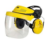 3M G500V5F11H510-GU - G500 combinación industrial: Arnés G500-GU, pantalla 5F-11 y orejeras Optime I (P3E) amarillo