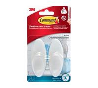 3M - Gancho para toallas de baño, 114 x 41 x 38 mm, color blanco. Contenido: 1 pieza(s)