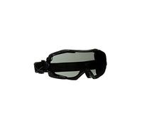 3M GoggleGear 6000 Gafas de seguridad, junta negra, recubrimiento antiempañante/antirrayaduras Scotchgard (K y N), lente gris, GG6002SGAF-BLK-EU, 1 por paquete