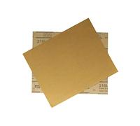 3M Grano 320 Dorado Precortado Papel de Lija Óxido Aluminio Hoja Abrasiva 227X280mm(Set de 2)