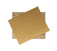 3M Grano 800 Dorado Precortado Papel de Lija Óxido Aluminio Hoja Abrasiva 227X280mm(Set de 2)