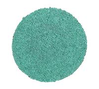 3M Green Corps Roloc Disc 36525, 40+ Grit, 2 pulgadas, paquete de 25 discos de cambio rápido para molienda, eliminación de recubrimiento, corte rápido