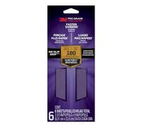3M Hojas de lija Pro Grade Precision Faster, grano 180 Fino, 127180TRI-6, 9,31 cm x 22,8 cm, 6/Paquete