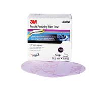 3M Hookit 30368 - Disco de pulido (grano P1200, 7,6 cm), color morado