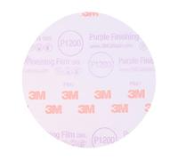 3M Hookit 30668 - Disco abrasivo de 15,24 cm, grano 1200+, 50 unidades, acabado lacado, eliminación de errores, larga duración