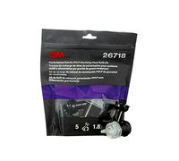 3M Kit de recarga de boquillas HVLP de gravedad de alto rendimiento, 26718, para uso con vasos PPS 2.0 para pistola de alto rendimiento, paquete de 5, Claro, 1.8mm, Gravity
