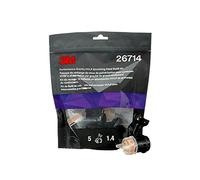 3M Kit de recarga de boquillas HVLP de gravedad de alto rendimiento, para uso con vasos PPS 2.0 para pistola de alto rendimiento, paquete de 5, 26714, Naranja, 1.4mm, Gravity