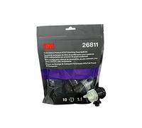 3M Kit de recarga de boquillas HVLP de presión de alto rendimiento, 26811, para usar con la pistola industrial de alto rendimiento , paquete de 10, Amarillo, 1.1mm, Pressure