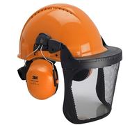 3M Kit forestal, casco de protección naranja G3000, G3000NOR31FH15C