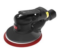 3M Lijadora rotativa aleatoria, Xtract Pneumatic 88944, 5 pulgadas, con conexión de vacío central, órbita de 3/8 pulgadas, ROS ergonómica y ligera, motor .28 HP (209W)
