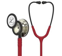 3M Littmann Fonendoscopio para monitorización Classic III, campana de acabado en color champán, tubo color granate y vástago y auricular color humo, 68,5 cm, 5864