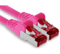 3m - magenta - 1 pieza - CAT.6 Ethernet LAN cable de red 1000 Mbit/s Patchkabel CAT.6 S-FTP PIMF compatible con CAT5 CAT6a CAT7 CAT8