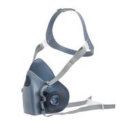 3M - Mascara media 7500, Certificado de seguridad EN | Cuerpo de media máscara de silicona con sello facial texturizado, certificado de seguridad EN