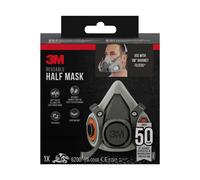 3m mascarilla de media cara - filtros no incluidos - reutilizable - fo