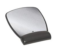 3M MW309LE Negro, Plata alfonbrilla para ratón - Alfombrilla de ratón (Negro, Plata, 172,71 x 218,43 x 19,04 mm)