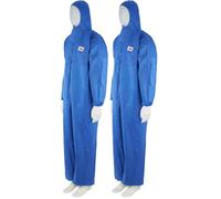 3M P4515AS - 4515 Prenda protección, azul, tipo 5/6, talla S (20 unidades) (Paquete de 2)