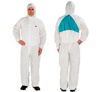 3M P4520XL - 4520 prenda protección, blanco+verde tipo 5/6, talla xl