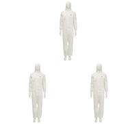 3M P4545S - 4545 Prenda protección, blanco, tipo 5/6, talla S (20 unidades) (Paquete de 3)
