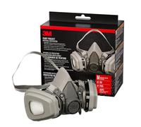 3M P95/OV Paint Project Reusable Respirator 6211, Medium Size, NIOSH-APPROVED Organic Vapor Cartridge & P95 Rated Filters, Lightweight, Flexible, Thermoplastic Faceseal For Comfort (6211P1-DC)