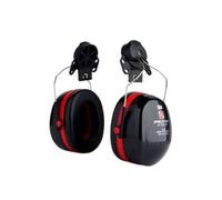 3M PELTOR Optime III Coquilles Antibruit Negro/Rojo Para Casco H540P3E-413