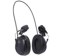 3M Peltor MT13H220P3E ProTac III Slim Protección auditiva de auricular, versión de casco, color negro