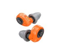 3M Peltor Tapones Electrónicos EEP-100 EU OR, Naranja | Protección auditiva activa y dependiente del nivel para caza y trabajo forestal, 16 horas de funcionamiento con estuche de