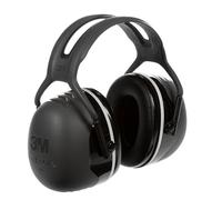 3M PELTOR Orejeras de diadema X5A 37 dB alta visibilidad, 1 orejera/caja, negro