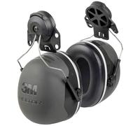 3M PELTOR X5P3 Orejeras para casco con anclaje P3E, Alta Visibilidad, 35 dB | Color Negro, 1 Orejera/Caja