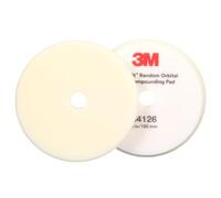 3M Perfect-It Boina blanca de pulido de espuma rotorbital, 150 mm, blanca, 34126