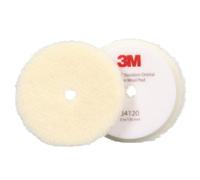 3M Perfect-It Boina de Lana de Pulido Rotorbital, 130 mm, Blanca, 34120 | 2 Almohadillas por Paquete