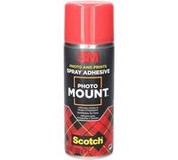 3M PhotoMount Adhesivo en Spray Permanente al Secarse, 1 Bote de 400 ml
