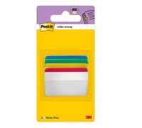 3M Post-it curvados rigidos para colgar en carpetas | 24 unidades
