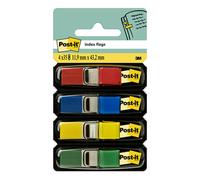 3M Post-it marcapaginas finos 4 colores basicos (11,9 x 43,1 mm) - 140 unidades