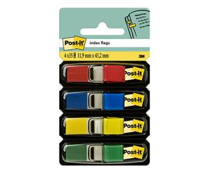 3M Post-it marcapaginas finos 4 colores basicos (11,9 x 43,1 mm) - 140 unidades