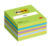3M Post-it notas | verde neon | cubo | 76x76 mm
