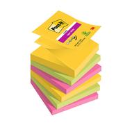 3M Post-it Super Sticky Z-Notes Carnival Notas adhesivas 76 x 76 mm (6 unidades)