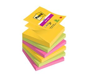 3M Post-it Super Sticky Z-Notes Carnival Notas adhesivas 76 x 76 mm (6 unidades)