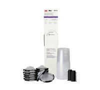 3M PPS 2.0 - Kit de Recarga de Sistema de Pistola de pulverización de Pintura con Tapas y Forros, 26173, estándar, Filtro de 22 onzas, 200 micras, Uso para automóviles, Muebles, hogar y más, 12 Tapas