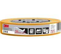 3M Pro 24424 Cintas de Enmascarar Profesionales de 24 mm נ50 m, Amarillo, 24 mm