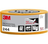 3M Pro UU001544822 Cintas de Enmascarar Profesionales de 48 mm נ50 m, Amarillo, 48 mm