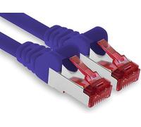 3m - púrpurat - 1 pieza - CAT.6 Ethernet LAN cable de red 1000 Mbit/s Patchkabel CAT.6 S-FTP PIMF compatible con CAT5 CAT6a CAT7 CAT8