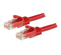Cable de red StarTech Cat6 Snagless 3m Rojo UTP