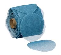 3M Rollo de disco de malla azul 36450, 7,6 cm, clase 120 cm, 100 unidades, mejor de su clase, prácticamente sin polvo, rollo de hojas de lijado