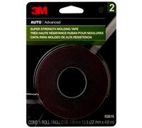 3M Scotch 036 Cinta de moldeo automotriz de súper resistencia: 7/8 in. x 15 ft. (Negro)